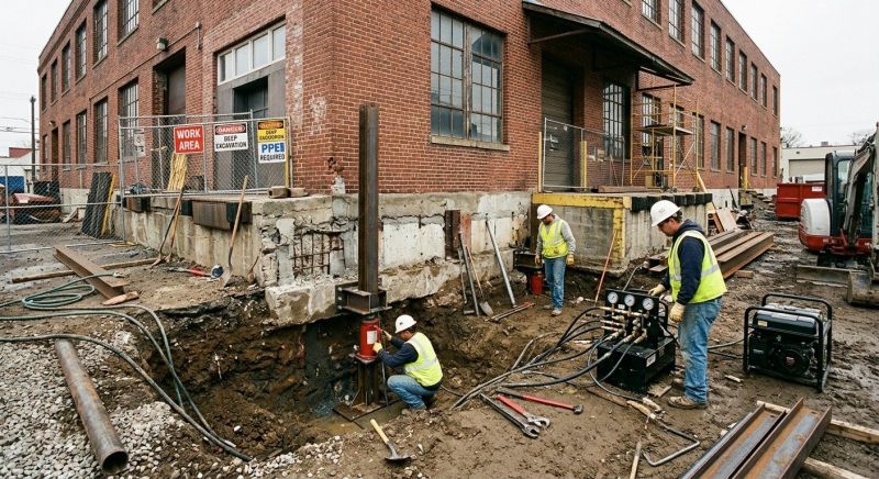 Building Foundation Repair in Goodlettsville, TN