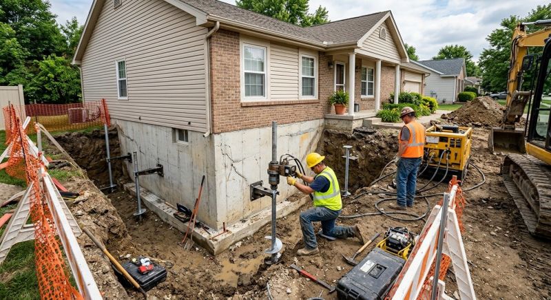 Building Foundation Repair in Greenbrier, TN