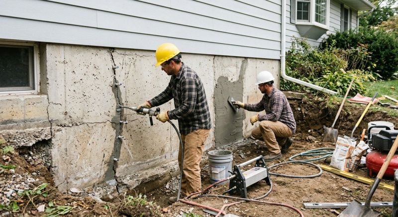 Cracked Foundation Repair in Nashville, TN
