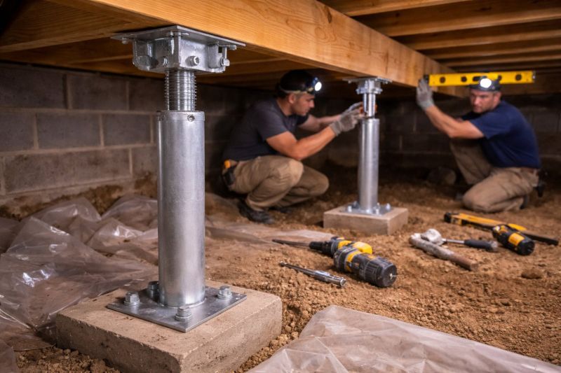 Crawlspace Structural Repair in Sumner County, TN