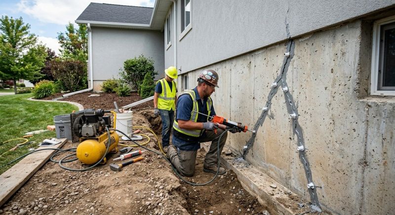 Exterior Foundation Repair in Sumner County, TN