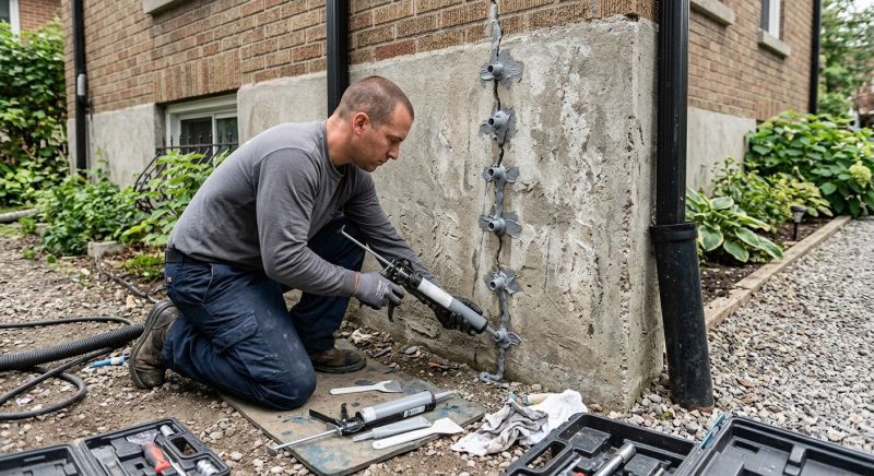 Foundation Crack Repair in Sumner County, TN