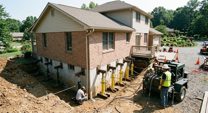 Foundation Jacking in Sumner County, TN