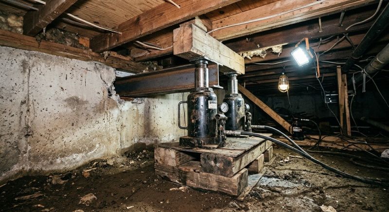 Foundation Jacking in Portland, TN