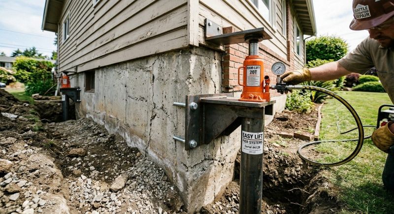 Foundation Lifting in Castalian Springs, TN