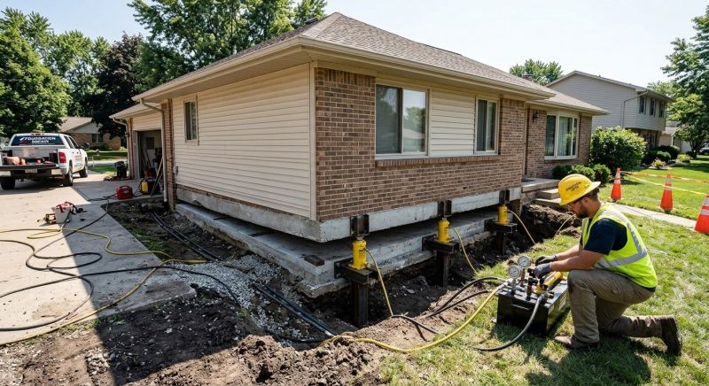 Foundation Lifting in La Vergne, TN