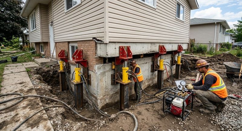 Foundation Lifting in Lebanon, TN