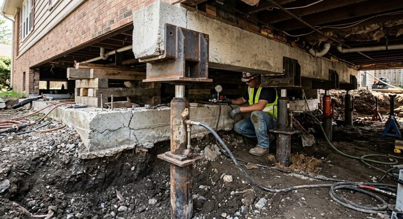 Foundation Lifting in Springfield, TN