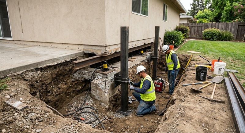 Foundation Pier Repair in Sumner County, TN