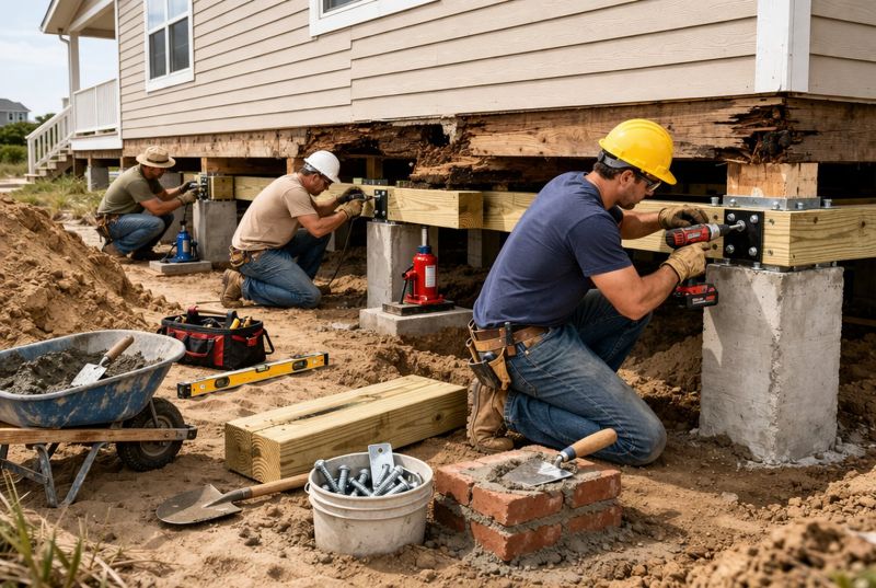 Foundation Raising in White House, TN