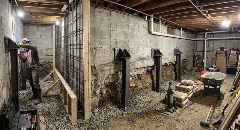 Foundation Stabilizing in Lebanon, TN