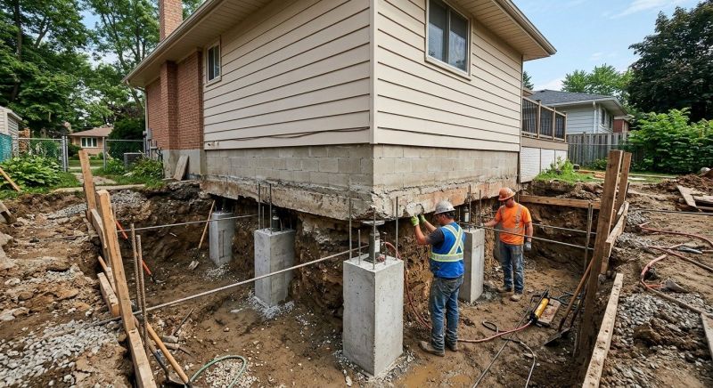 Foundation Underpinning in Sumner County, TN