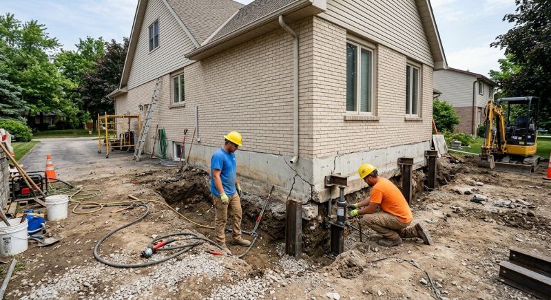 Helical Piers Installation in Sumner County, TN