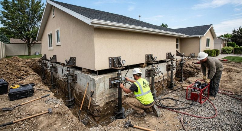 House Foundation Leveling in Sumner County, TN