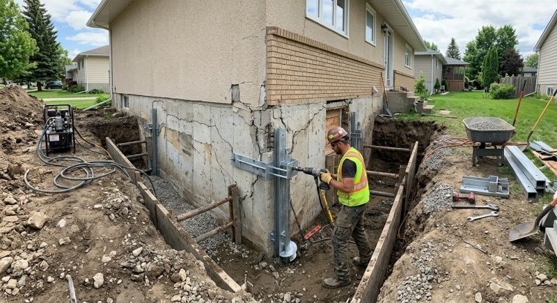 House Foundation Repair in Bethpage, TN