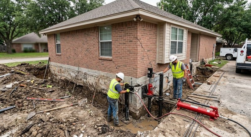 House Foundation Repair in Hendersonville, TN