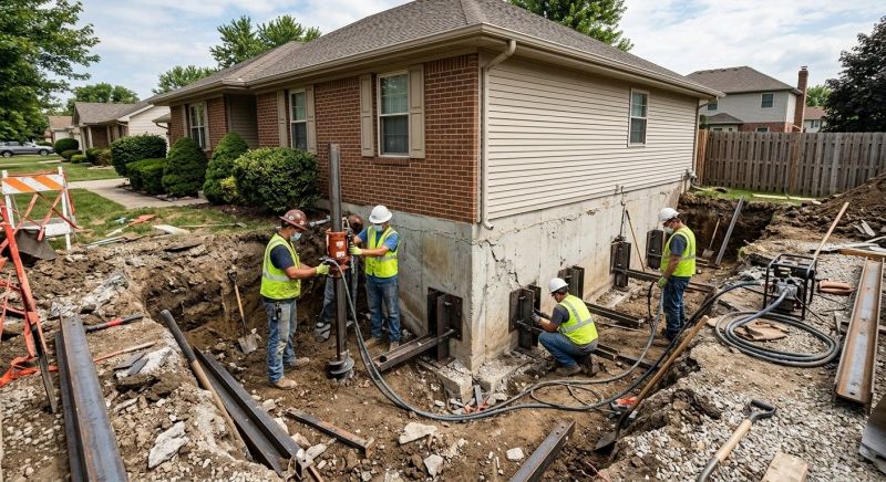 House Foundation Repair in La Vergne, TN