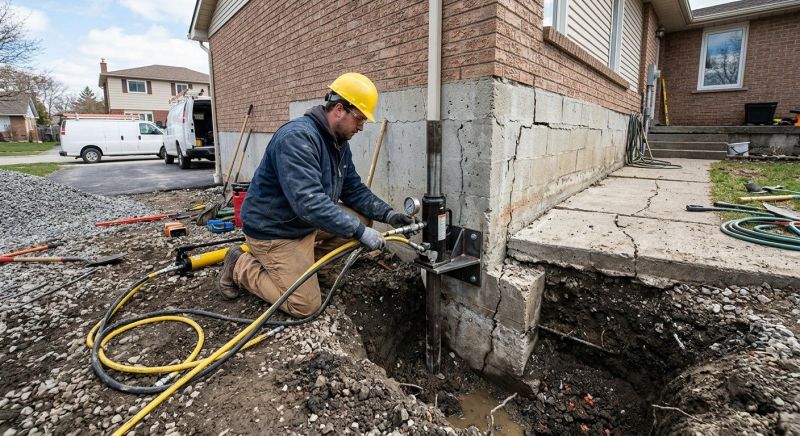 Sinking Foundation Repair in Bethpage, TN