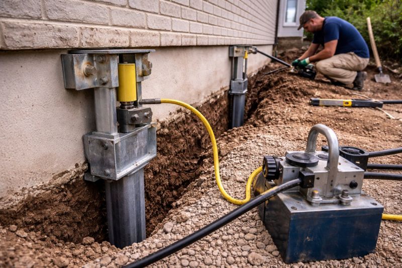 Sinking Foundation Repair in Hermitage, TN