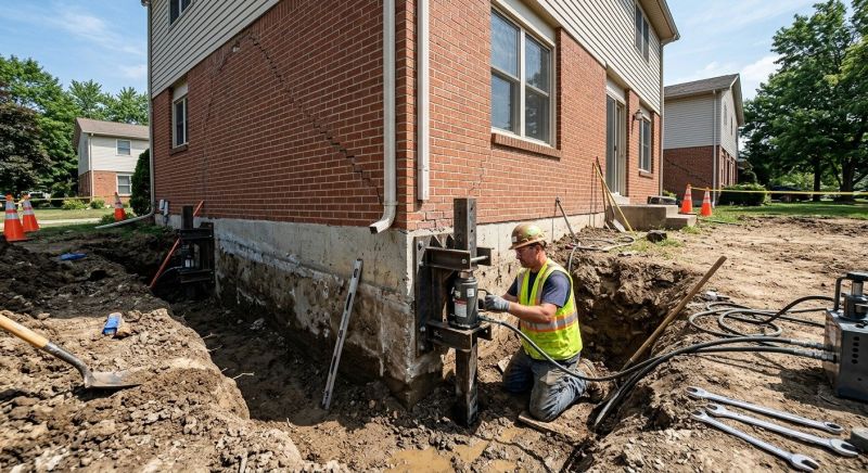Sinking Foundation Repair in Mount Juliet, TN