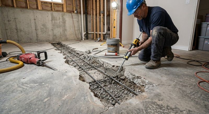 Slab Foundation Repair in Sumner County, TN