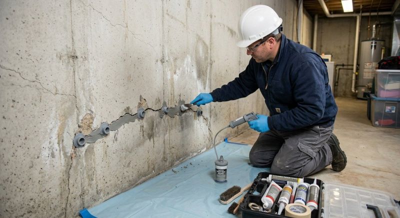 Structural Crack Repair in Sumner County, TN